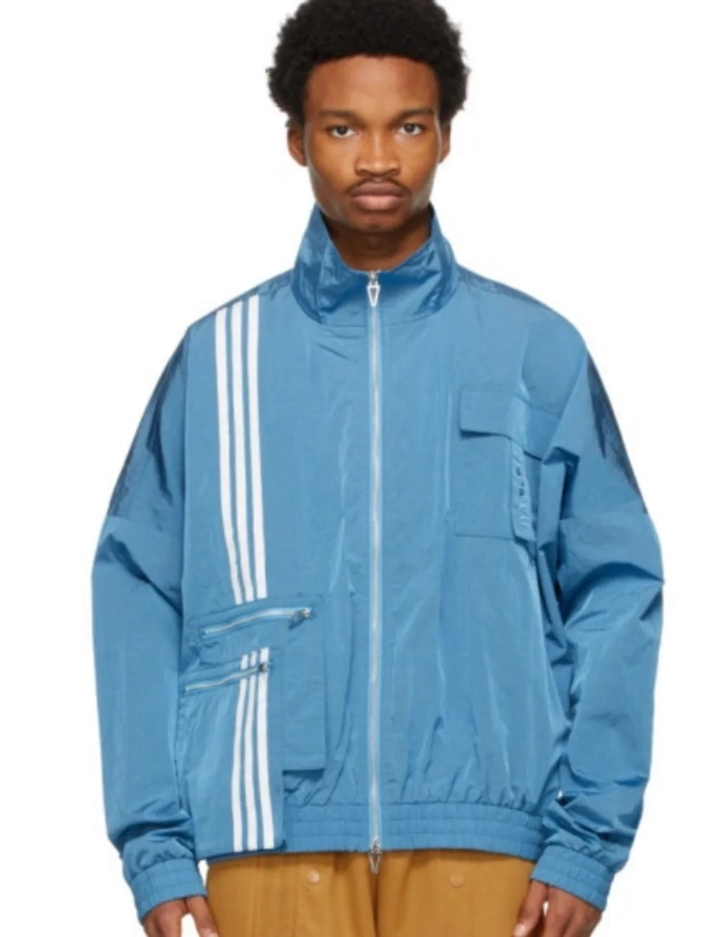 Adidas × IVY PARK Blue Nylon Track Jacket and Pants Size 2XL NWT